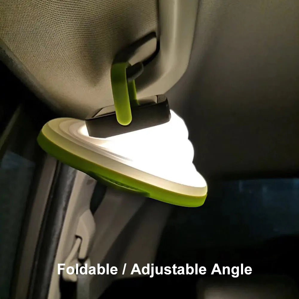 Hopfällbar campinglampa